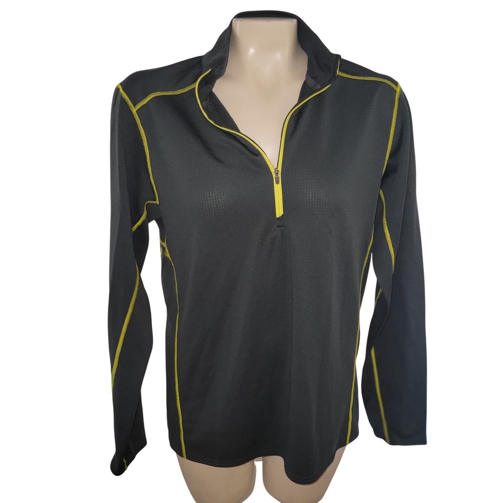 Patagonia Capilene Lightweight Baselayer 1/4 Zip‎ Pullover M charcoal outerwear